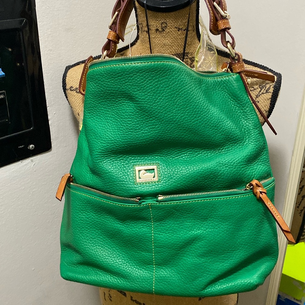Dooney & Bourke leather shoulder bag.